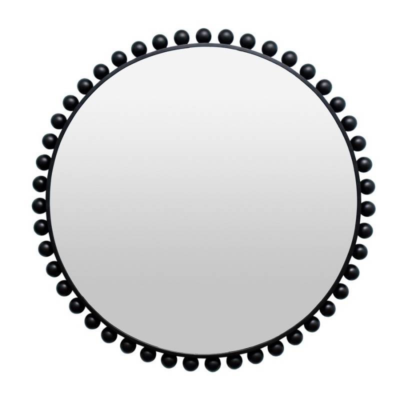 MIRROR BRAZIL ROUND METAL BLACK MIRROR BRAZIL ROUND METAL BLACK